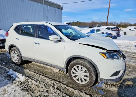 2015 Nissan Rogue S из США, поврежденный, VIN KNMAT2MV4FP583346